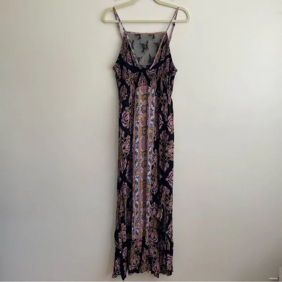Free people That moment maxi slip dress lace festival boho fairy whimsigoth long - Picture 4 of 16